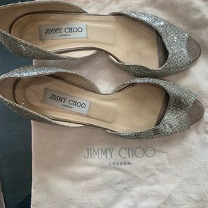 Jimmy Choo kitten heels.
